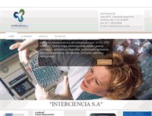 Tablet Screenshot of interciencia.com
